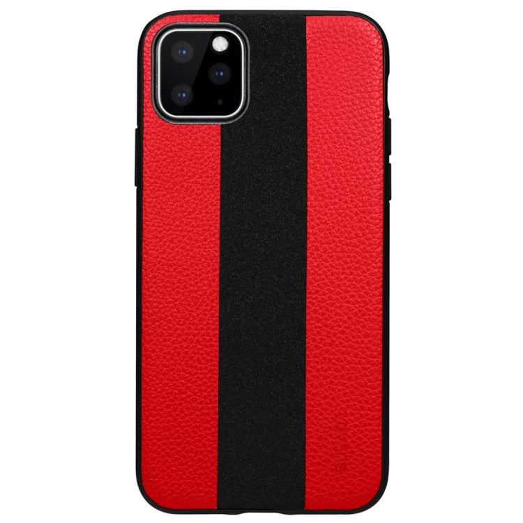 For iPhone 11 Pro SULADA Anti-slip TPU + Handmade Leather Protective Case