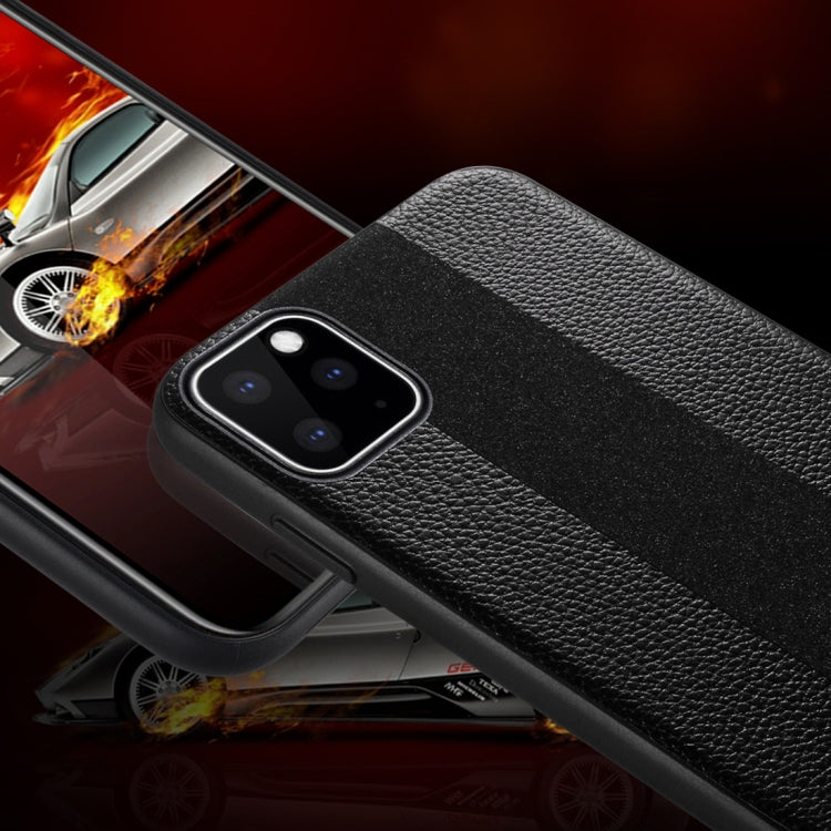 For iPhone 11 Pro SULADA Anti-slip TPU + Handmade Leather Protective Case