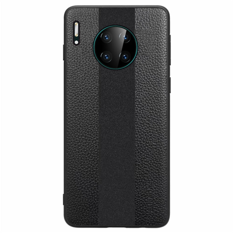 For Huawei Mate 30 SULADA Anti-slip TPU + Handmade Leather Protective Case