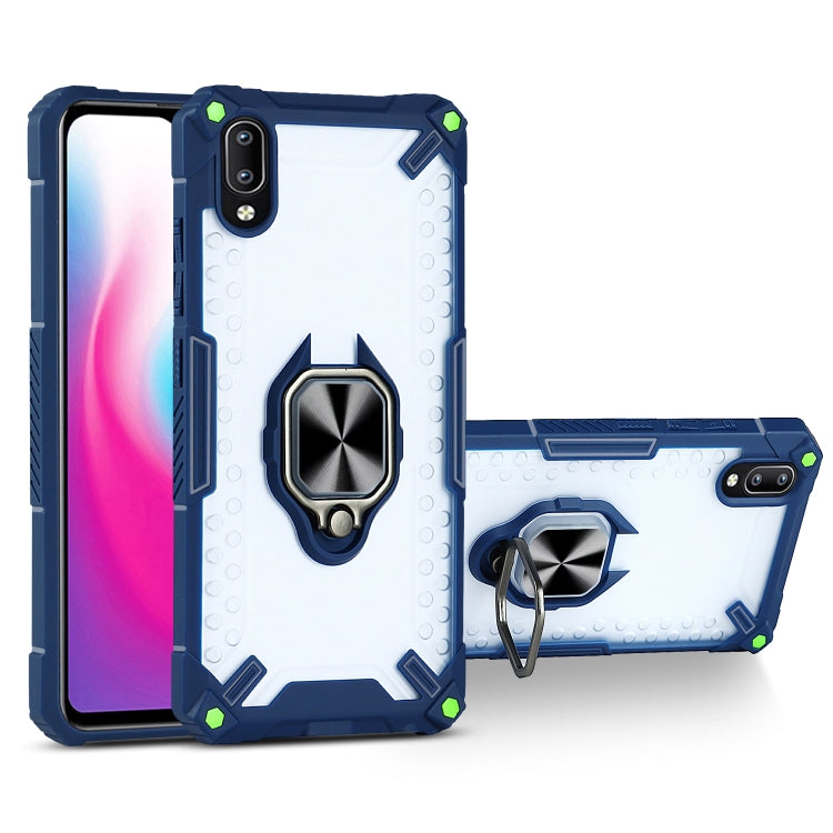 Matte TPU + PC Magnetic Shockproof Case with Ring Holder For vivo Y93