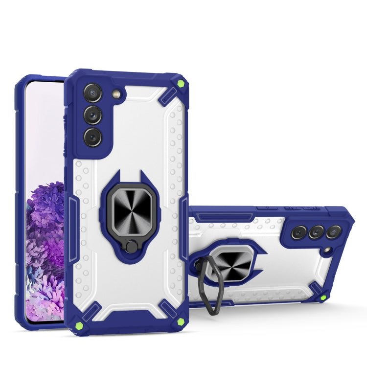 Matte TPU + PC Magnetic Shockproof Case with Ring Holder For Samsung Galaxy S21 5G