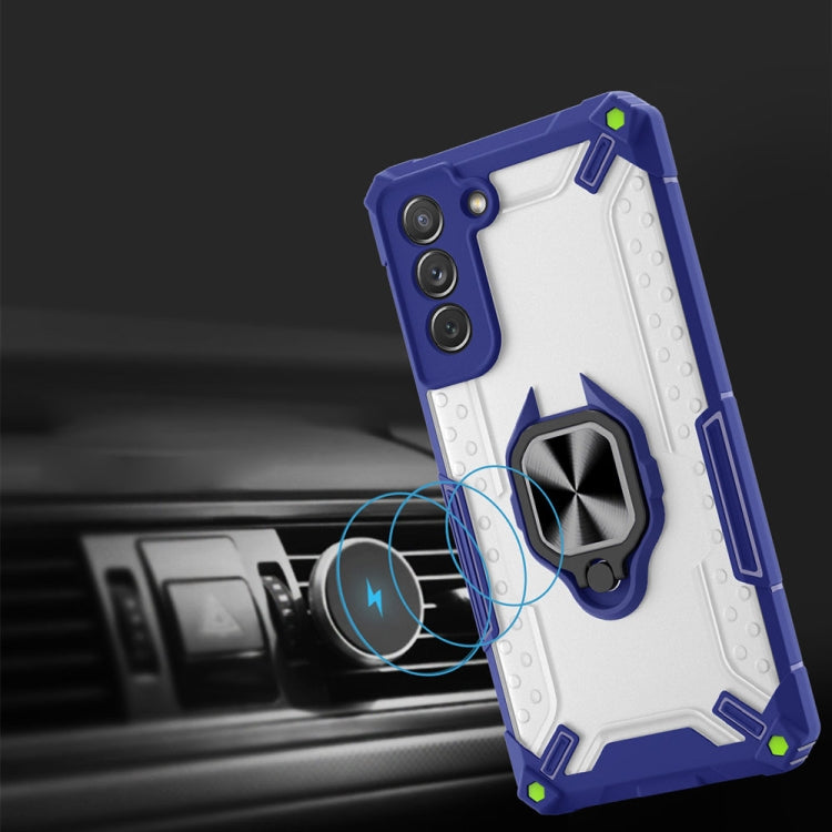 Matte TPU + PC Magnetic Shockproof Case with Ring Holder For Samsung Galaxy S21 5G