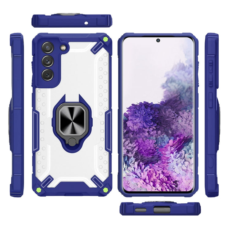 Matte TPU + PC Magnetic Shockproof Case with Ring Holder For Samsung Galaxy S21 5G