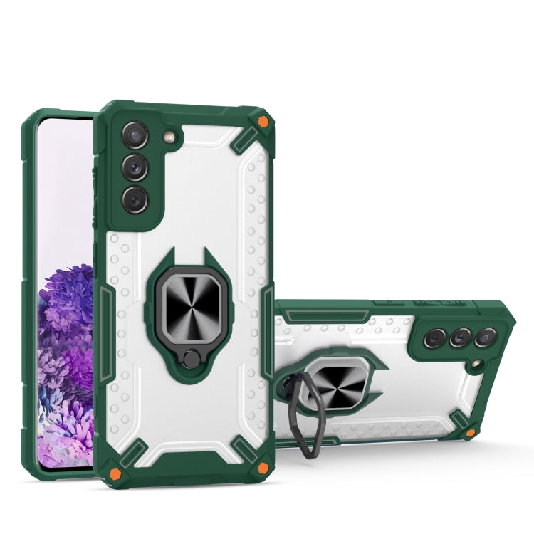 Matte TPU + PC Magnetic Shockproof Case with Ring Holder For Samsung Galaxy S21+ 5G