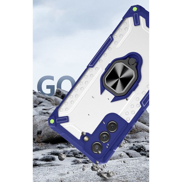 Matte TPU + PC Magnetic Shockproof Case with Ring Holder For Samsung Galaxy S21+ 5G
