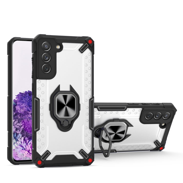 Matte TPU + PC Magnetic Shockproof Case with Ring Holder For Samsung Galaxy S21+ 5G