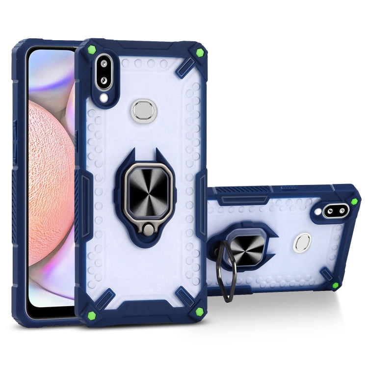 Matte TPU + PC Magnetic Shockproof Case with Ring Holder For Samsung Galaxy A10s