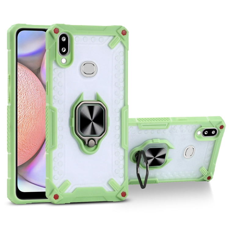Matte TPU + PC Magnetic Shockproof Case with Ring Holder For Samsung Galaxy A10s