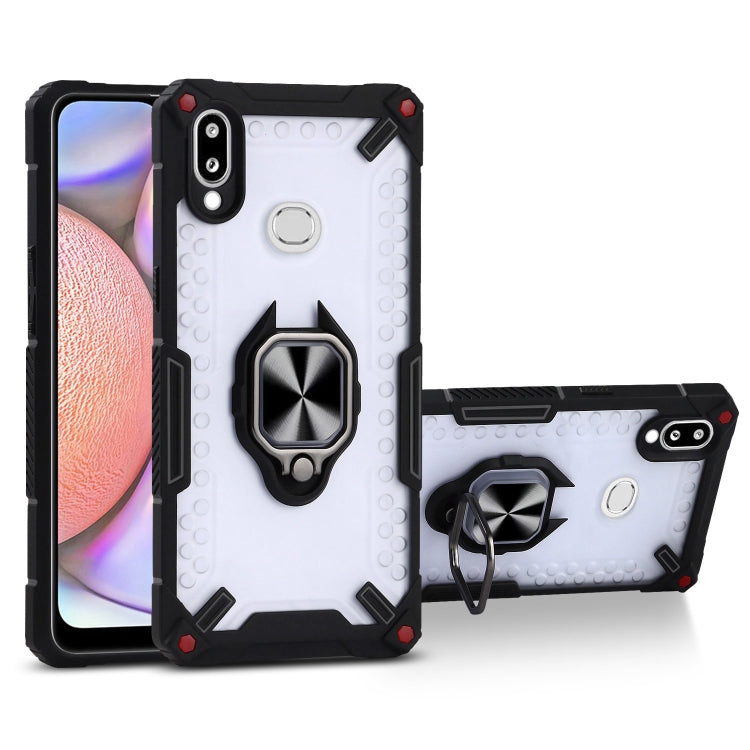 Matte TPU + PC Magnetic Shockproof Case with Ring Holder For Samsung Galaxy A10s