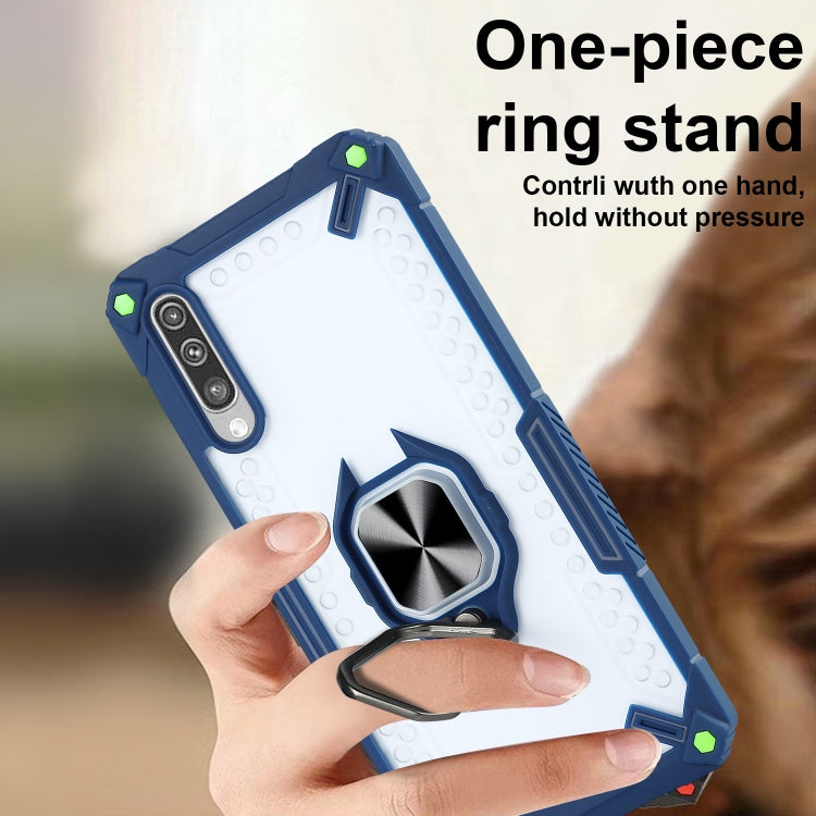 Matte TPU + PC Magnetic Shockproof Case with Ring Holder For Samsung Galaxy A50