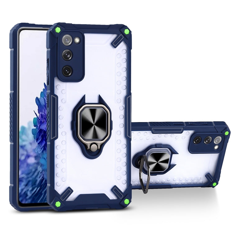 Matte TPU + PC Magnetic Shockproof Case with Ring Holder For Samsung Galaxy S20 FE 5G