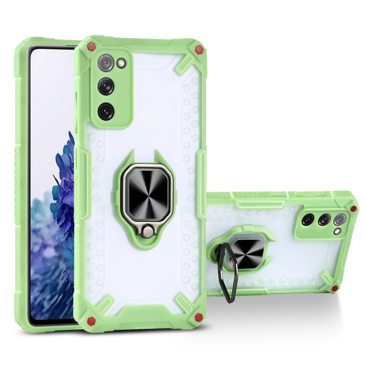 Matte TPU + PC Magnetic Shockproof Case with Ring Holder For Samsung Galaxy S20 FE 5G