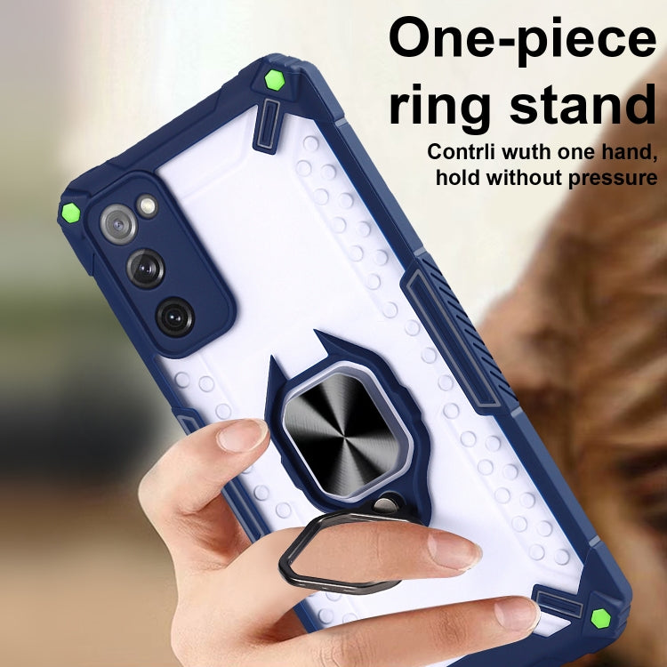 Matte TPU + PC Magnetic Shockproof Case with Ring Holder For Samsung Galaxy S20 FE 5G
