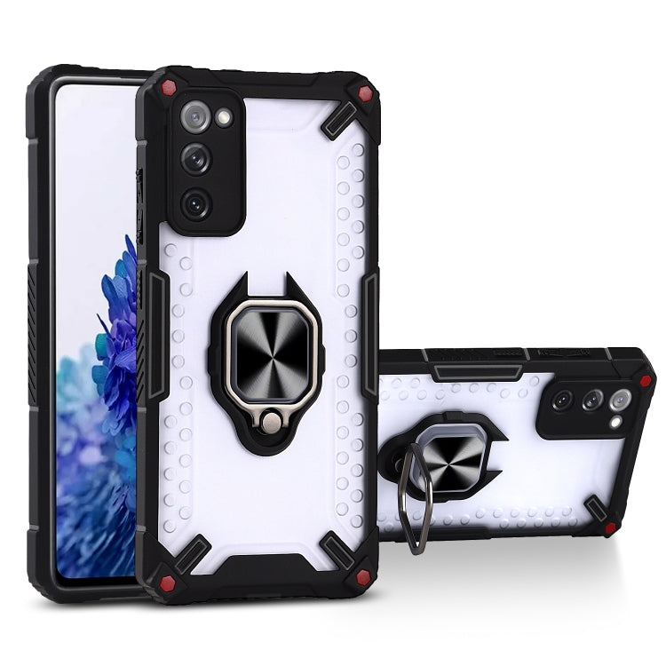 Matte TPU + PC Magnetic Shockproof Case with Ring Holder For Samsung Galaxy S20 FE 5G