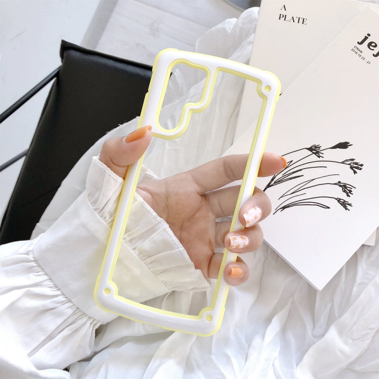For Huawei P30 Candy-Colored TPU Transparent Shockproof Case