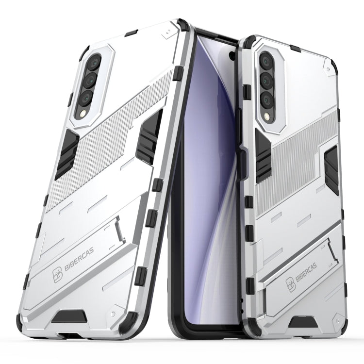 For Honor X20 SE Punk Armor 2 in 1 PC + TPU Shockproof Case with Invisible Holder
