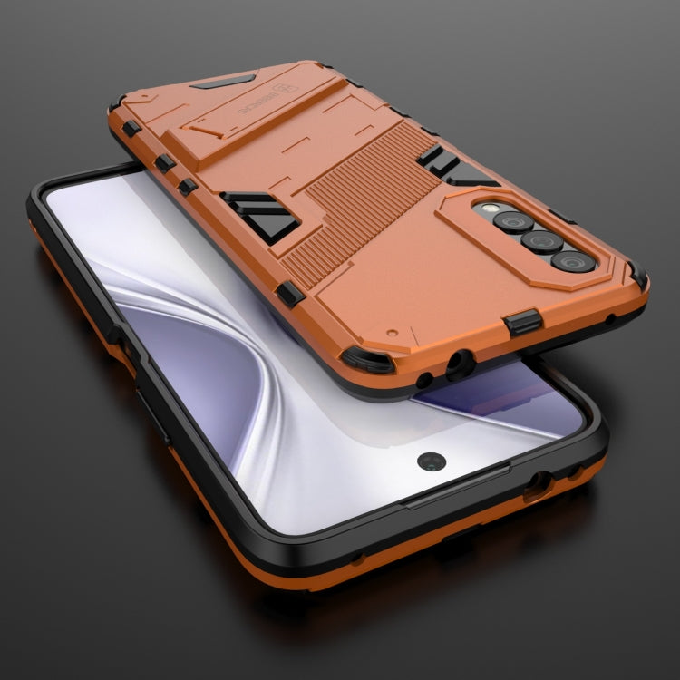 For Honor X20 SE Punk Armor 2 in 1 PC + TPU Shockproof Case with Invisible Holder