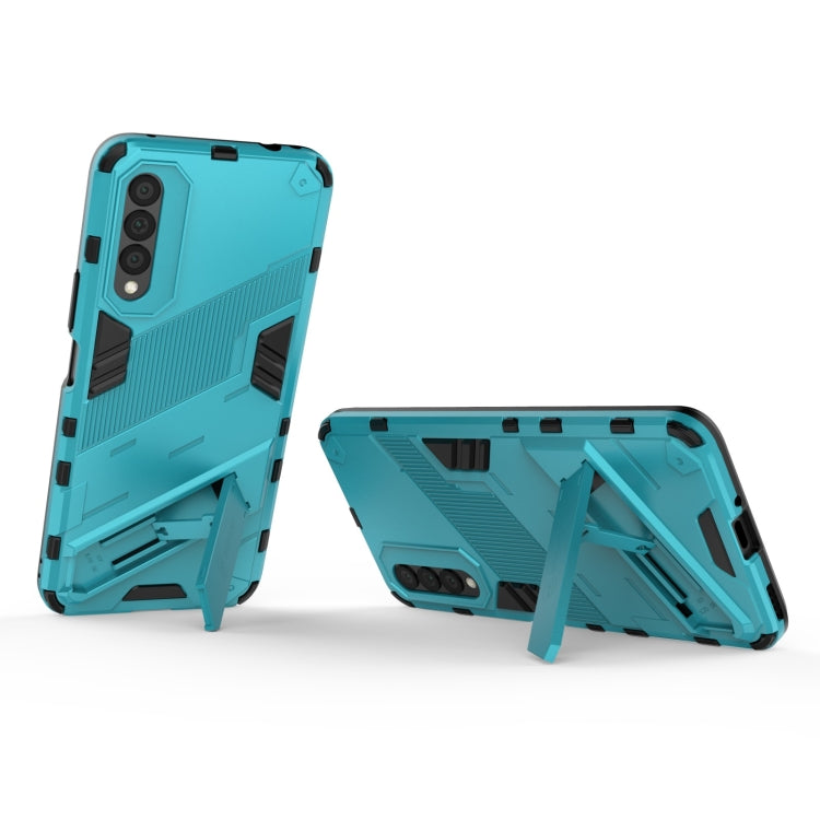 For Honor X20 SE Punk Armor 2 in 1 PC + TPU Shockproof Case with Invisible Holder
