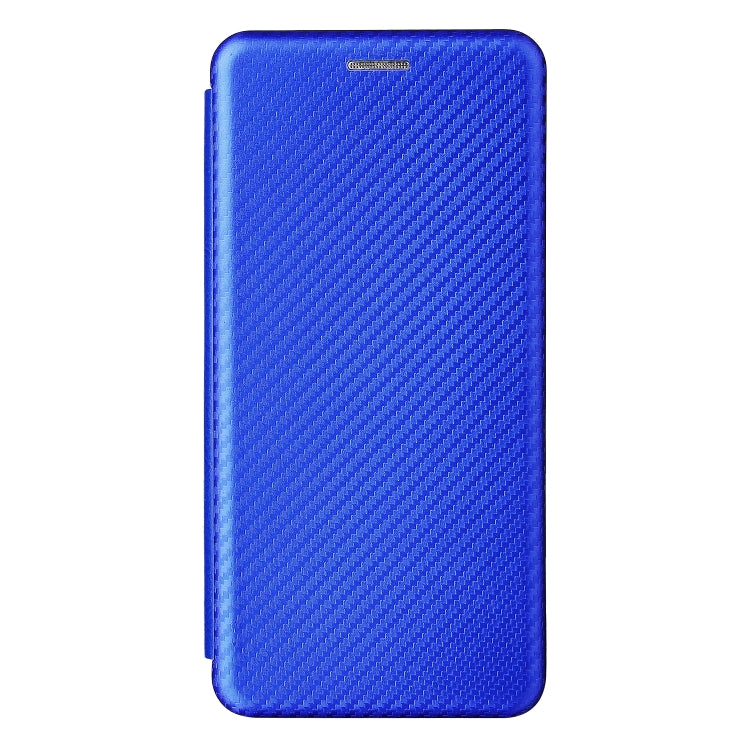 For Sharp Aquos Sense 6 Carbon Fiber Texture Horizontal Flip TPU + PC + PU Leather Case with Card Slot