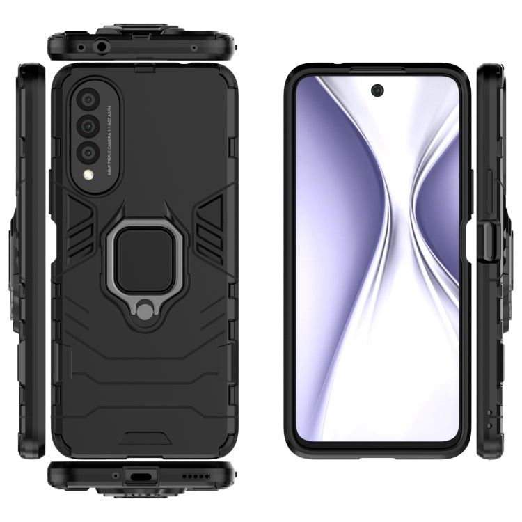 For Honor X20 SE PC + TPU Shockproof Protective Case with Magnetic Ring Holder