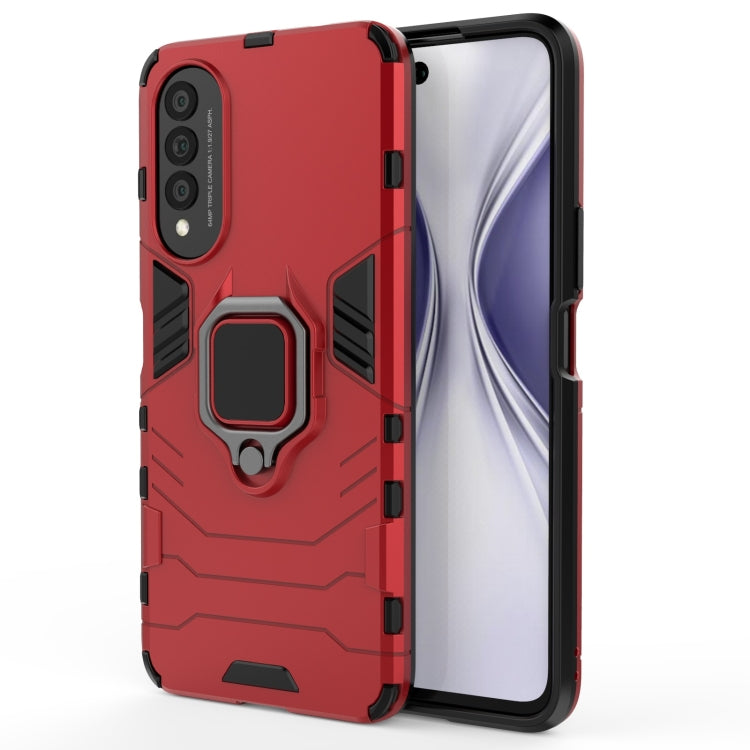 For Honor X20 SE PC + TPU Shockproof Protective Case with Magnetic Ring Holder