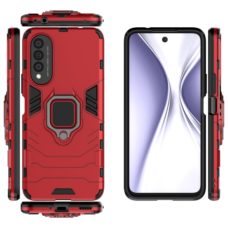 For Honor X20 SE PC + TPU Shockproof Protective Case with Magnetic Ring Holder
