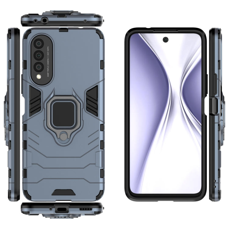 For Honor X20 SE PC + TPU Shockproof Protective Case with Magnetic Ring Holder