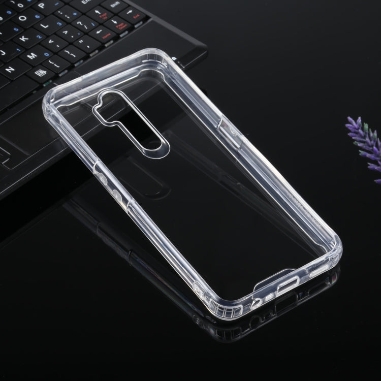 For OPPO A9 2020 / A5 2020 Four-corner Shockproof Transparent TPU + PC Protective Case