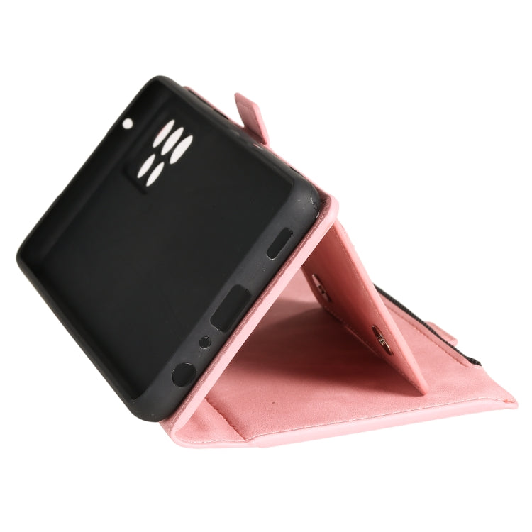 For Samsung Galaxy A32 4G Side Zipper Back Card Horizontal Flip PU Leather Case with Card Slots & Wallet & Photo Frame & Lanyard