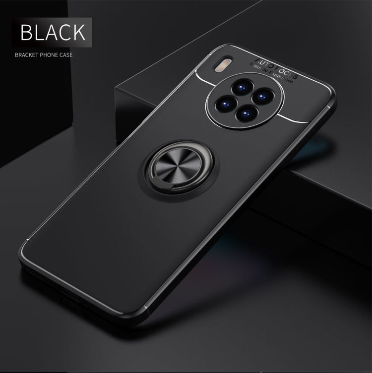 For Huawei nova 8i Metal Ring Holder 360 Degree Rotating TPU Case