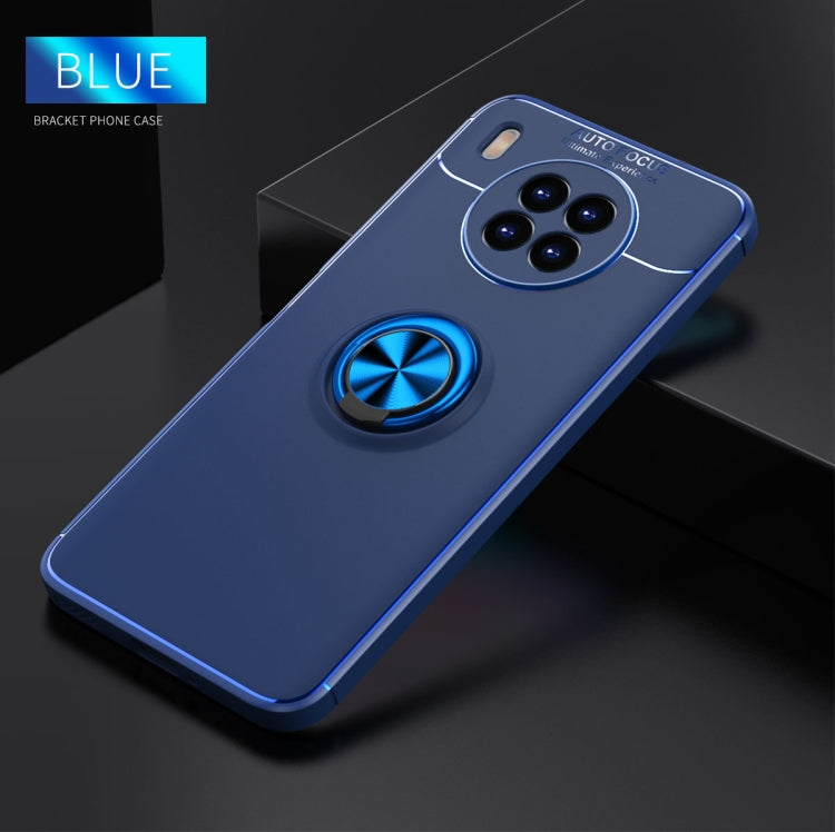 For Huawei nova 8i Metal Ring Holder 360 Degree Rotating TPU Case