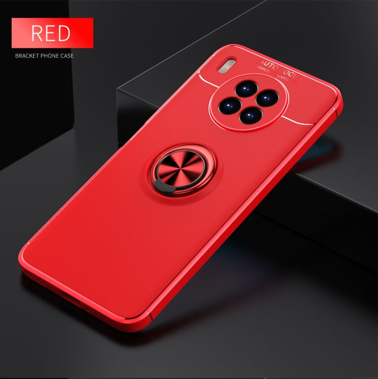 For Huawei nova 8i Metal Ring Holder 360 Degree Rotating TPU Case