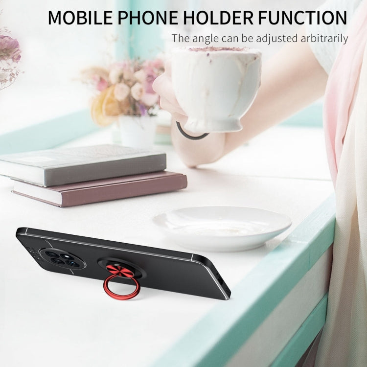 For Honor X20 Metal Ring Holder 360 Degree Rotating TPU Case
