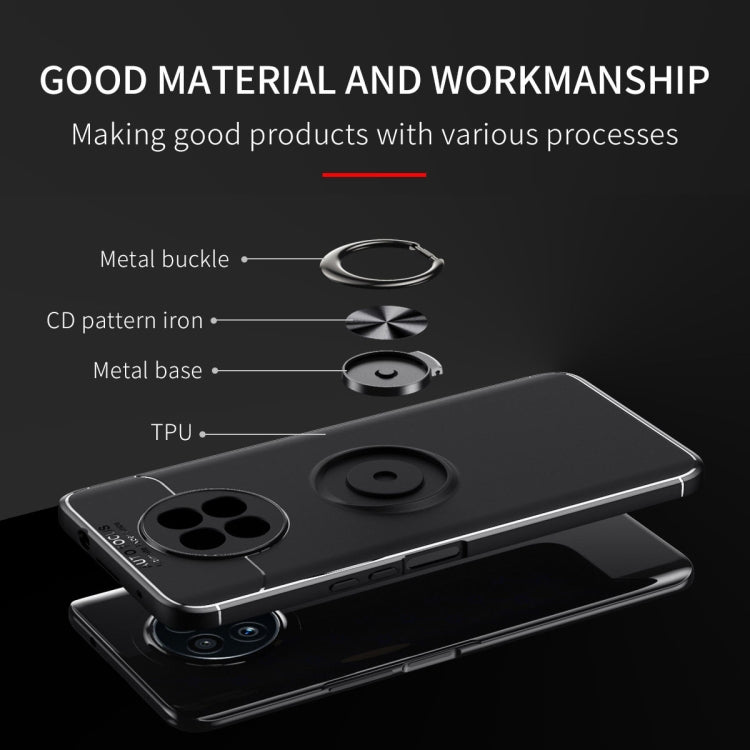 For Honor X20 Metal Ring Holder 360 Degree Rotating TPU Case