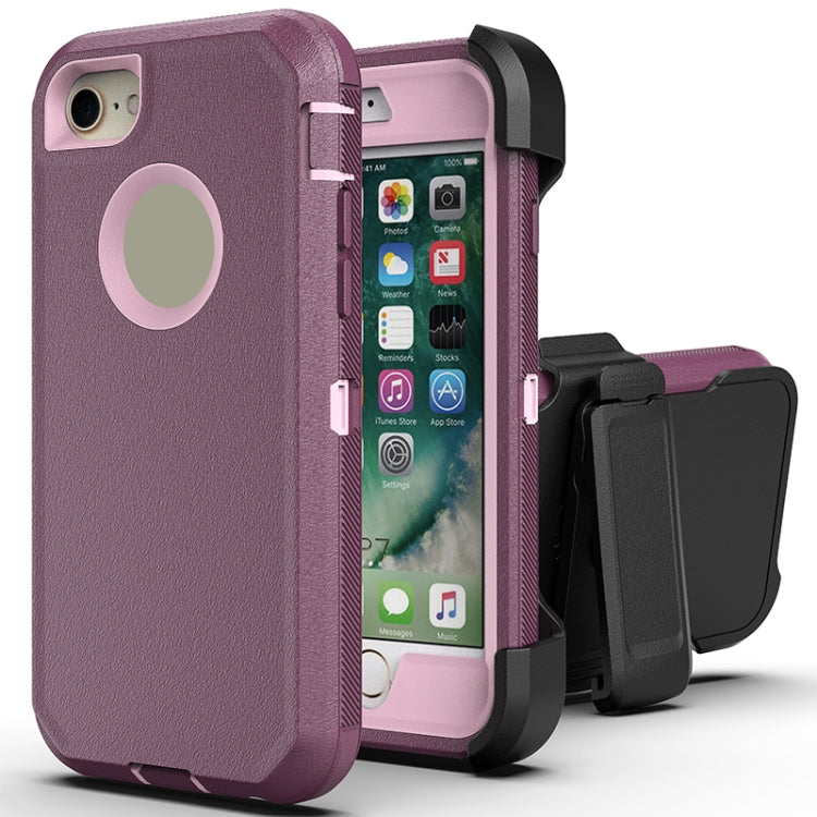 Robot Shockproof Silicone + PC Protective Case with Back Clip Holder For iPhone 6s / 6