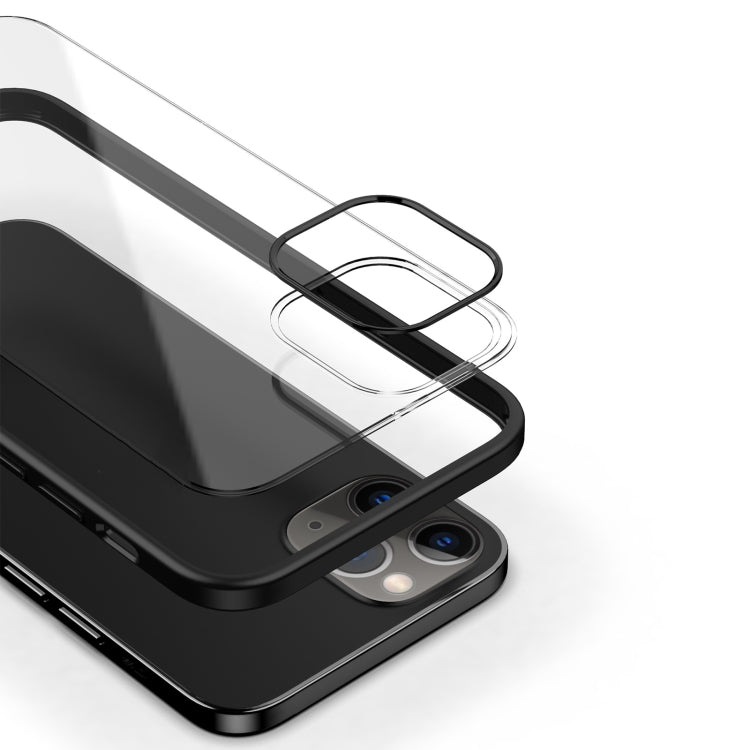 For iPhone 12 Pro Max Clear Acrylic + TPU Four-corner All-inclusive Shockproof Case