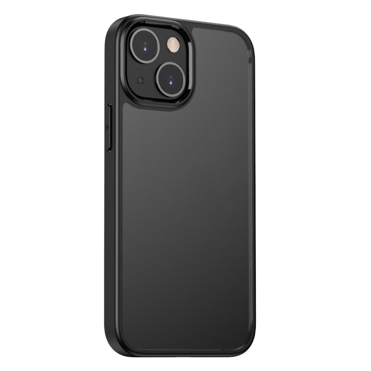 For iPhone 13 Clear Acrylic + TPU Four-corner All-inclusive Shockproof Case