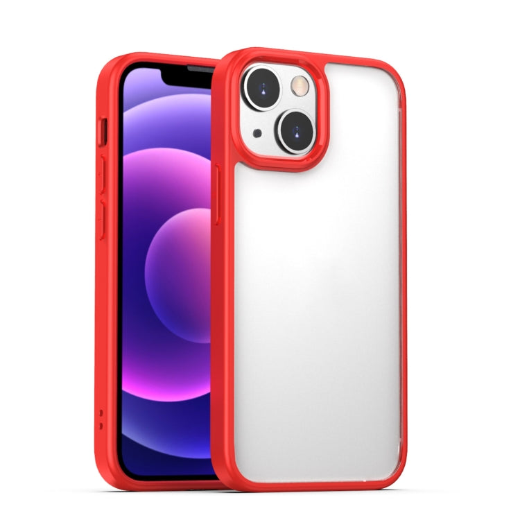 For iPhone 13 Clear Acrylic + TPU Four-corner All-inclusive Shockproof Case