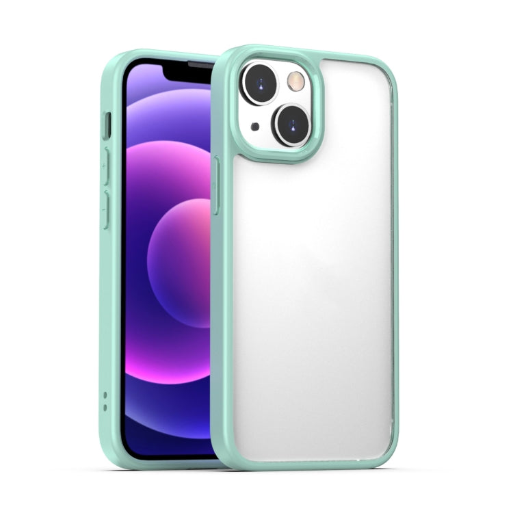 For iPhone 13 Clear Acrylic + TPU Four-corner All-inclusive Shockproof Case