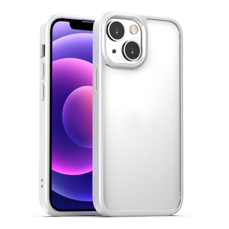 For iPhone 13 Clear Acrylic + TPU Four-corner All-inclusive Shockproof Case