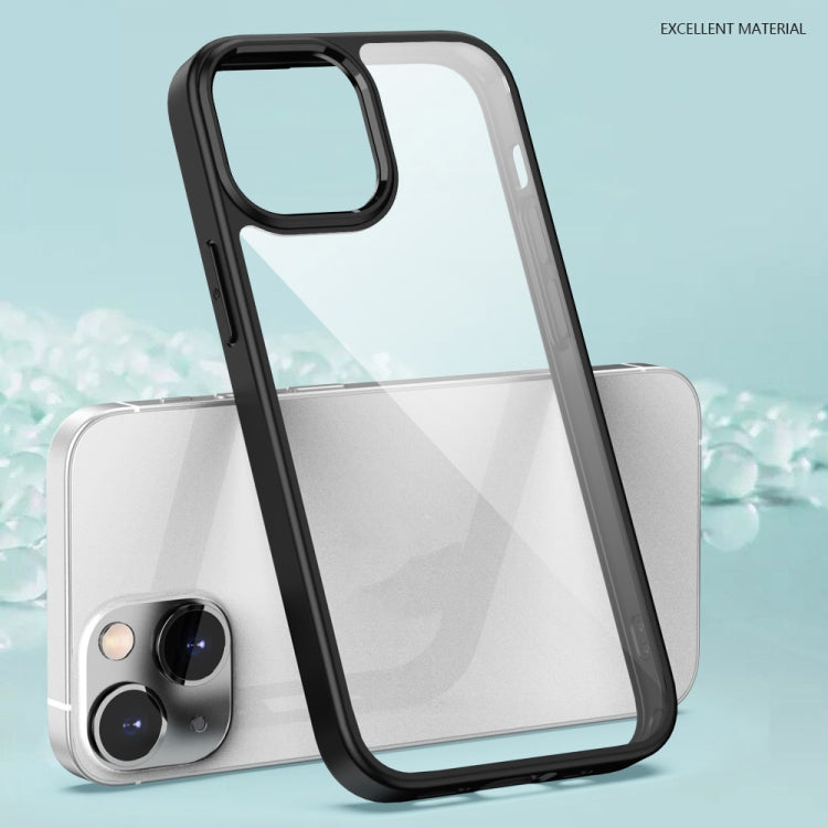 For iPhone 13 Clear Acrylic + TPU Four-corner All-inclusive Shockproof Case