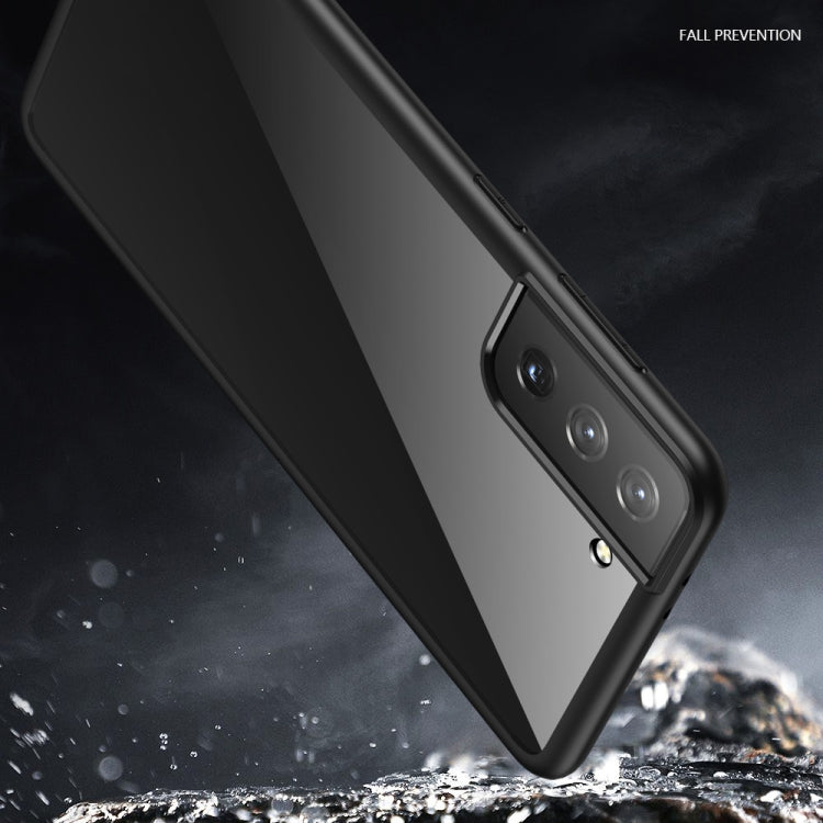 For Samsung Galaxy S21+ 5G Clear Acrylic + TPU Four-corner All-inclusive Shockproof Case