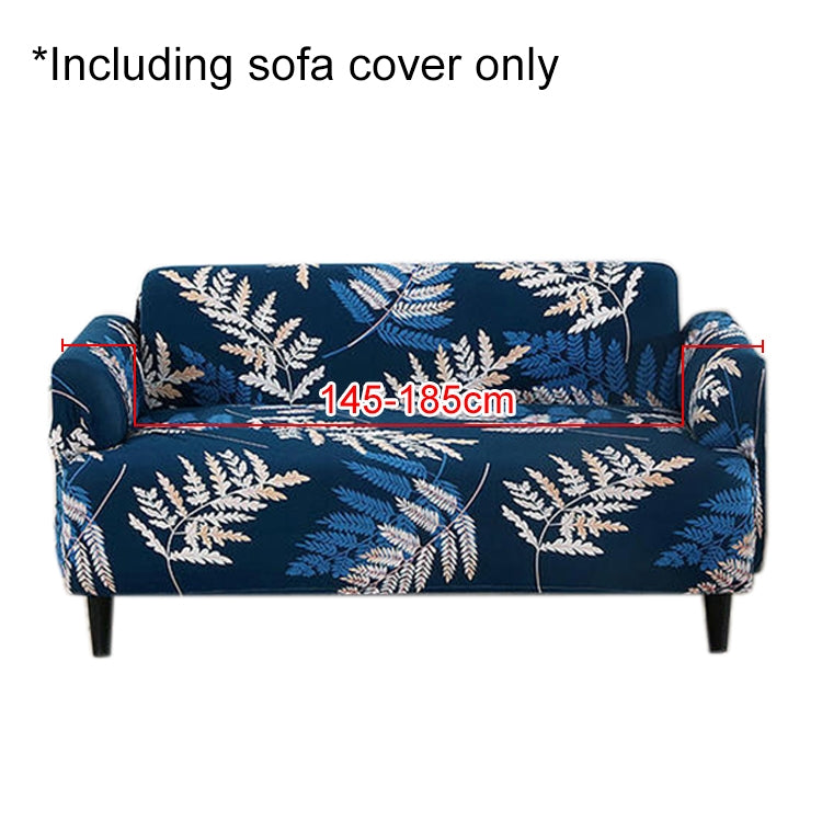 Double Seat Four Seasons Printing Full Coverage Elastic Non-slip Sofa Cover