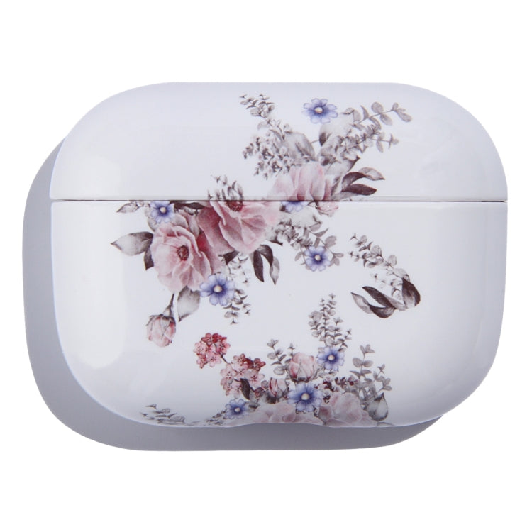 Flower Pattern Anti-fall Wireless Earphone PC Protective Case For AirPods Pro