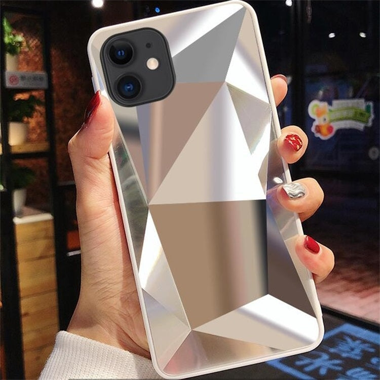 For iPhone 11 Shockproof Diamond Texture TPU Jelly Protective Case
