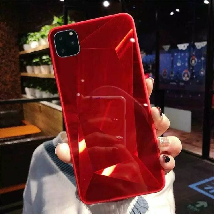 For iPhone 11 Pro Shockproof Diamond Texture TPU Jelly Protective Case