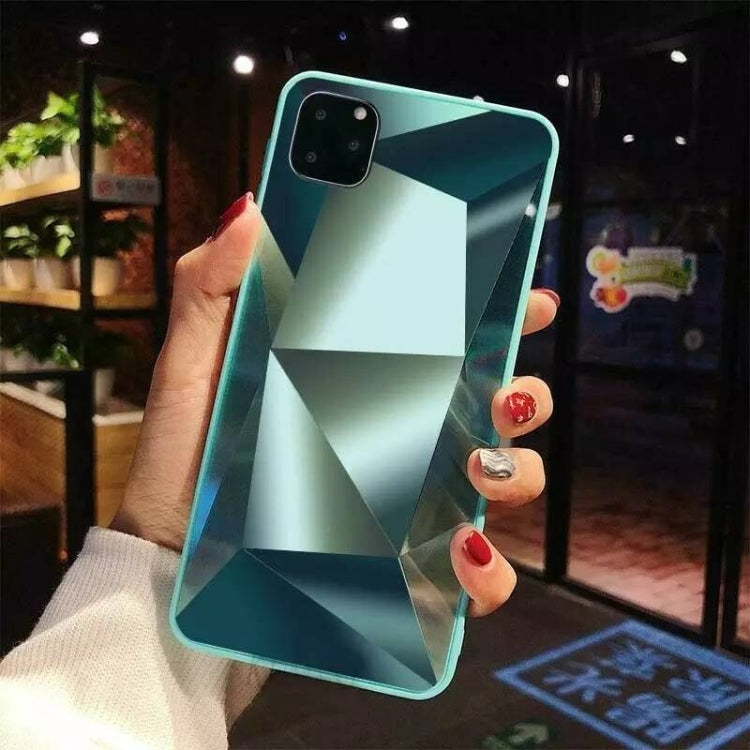 For iPhone 11 Pro Max Shockproof Diamond Texture TPU Jelly Protective Case