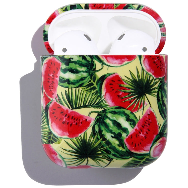 Fruit Pattern Anti-fall Wireless Earphone PC Protective Case For AirPods 1/2