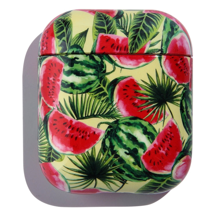 Fruit Pattern Anti-fall Wireless Earphone PC Protective Case For AirPods 1/2