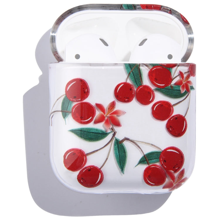 Fruit Pattern Anti-fall Wireless Earphone PC Protective Case For AirPods 1/2